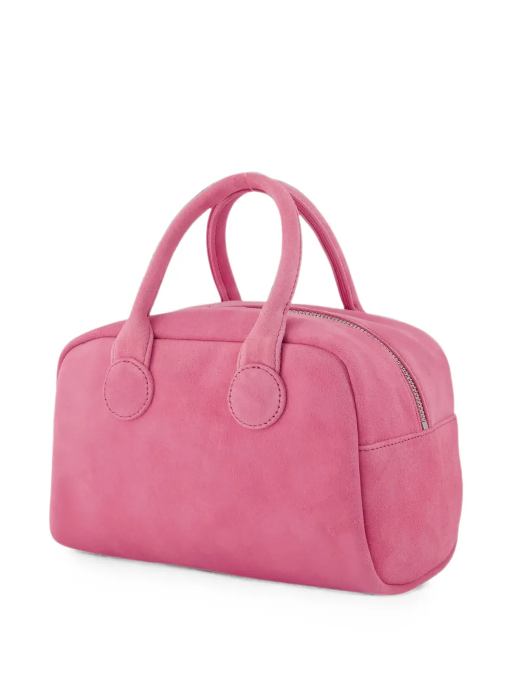 Marge Sherwood Soft Bowling suède shopper Roze