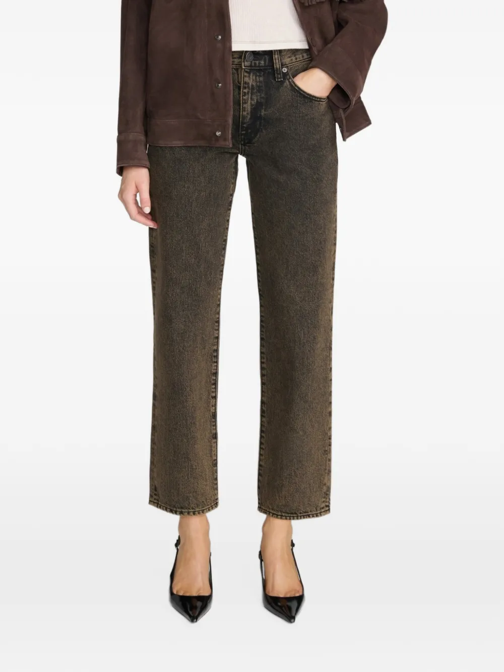 FRAME The Hang straight-leg jeans Bruin