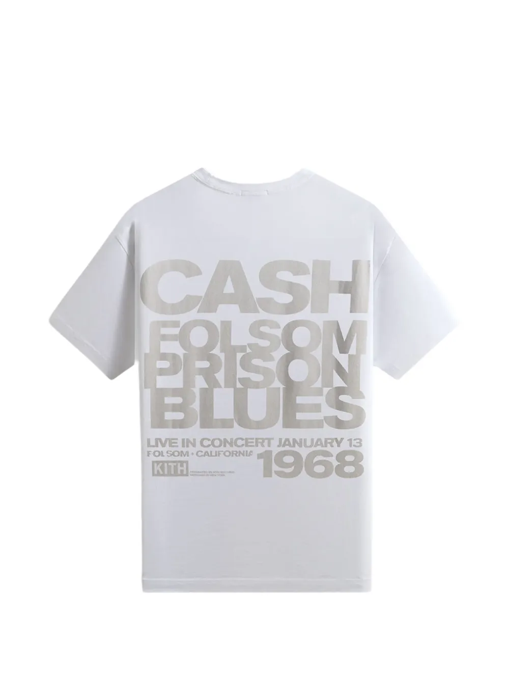 KITH Johnny Cash T-shirt met grafische print Wit