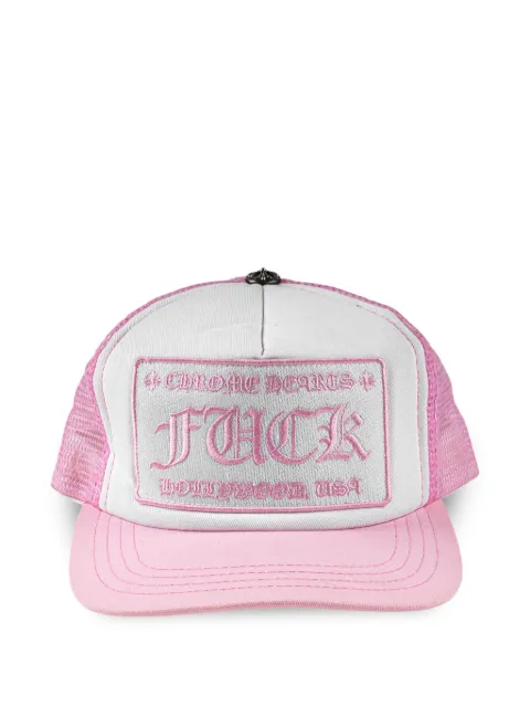 Chrome Hearts Hollywood mesh-panel trucker hat