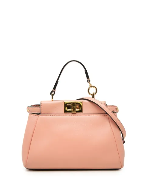 Fendi Pre-Owned 2010-2026 Micro Leather Peekaboo satchel