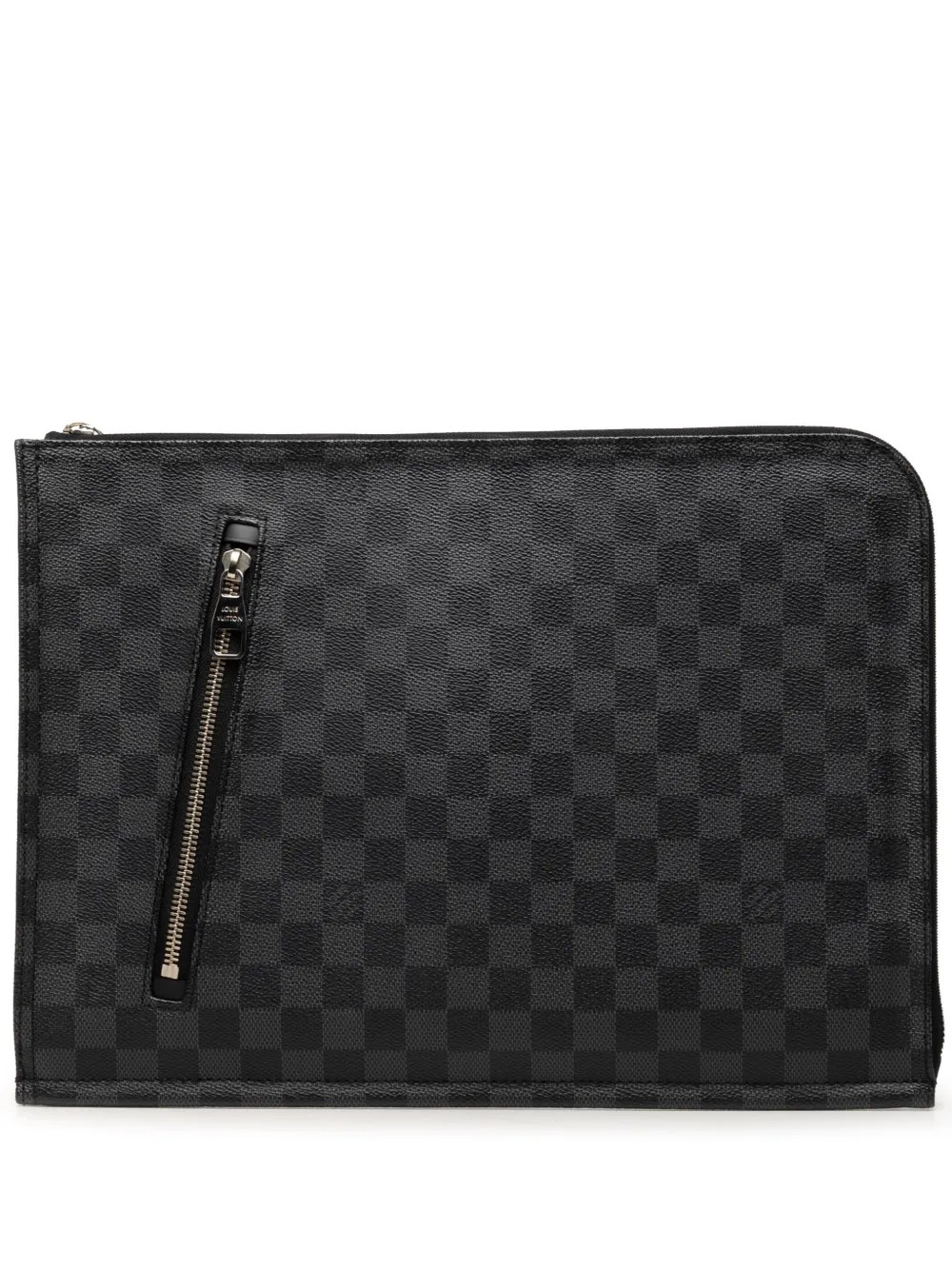 Louis Vuitton Pre-Owned 2012 Damier Graphite Poche Documents Portfolio clutch bag - Schwarz