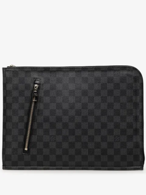 Louis Vuitton Pre-Owned pochette Damier Graphite Poche-Documents Portfolio (2012)
