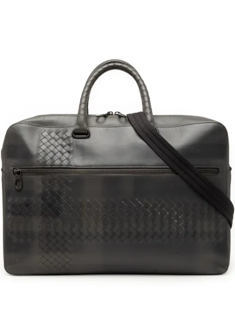 Bottega Veneta Pre-Owned 2012-2026 Intrecciato Trimmed Nappa business bag