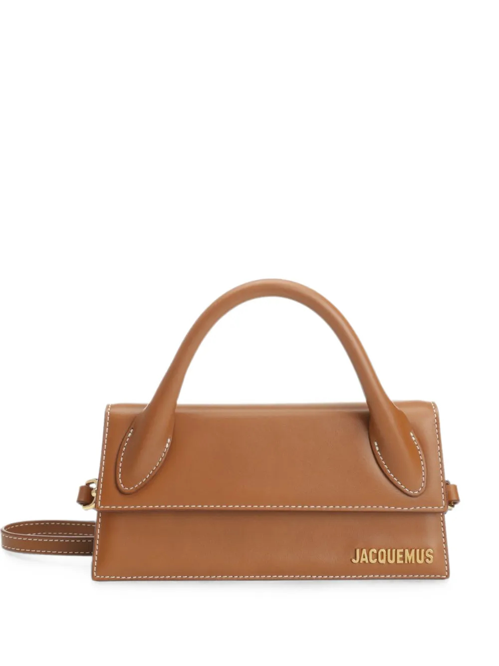 Jacquemus Le Chiquito Long leather tote bag - Brown
