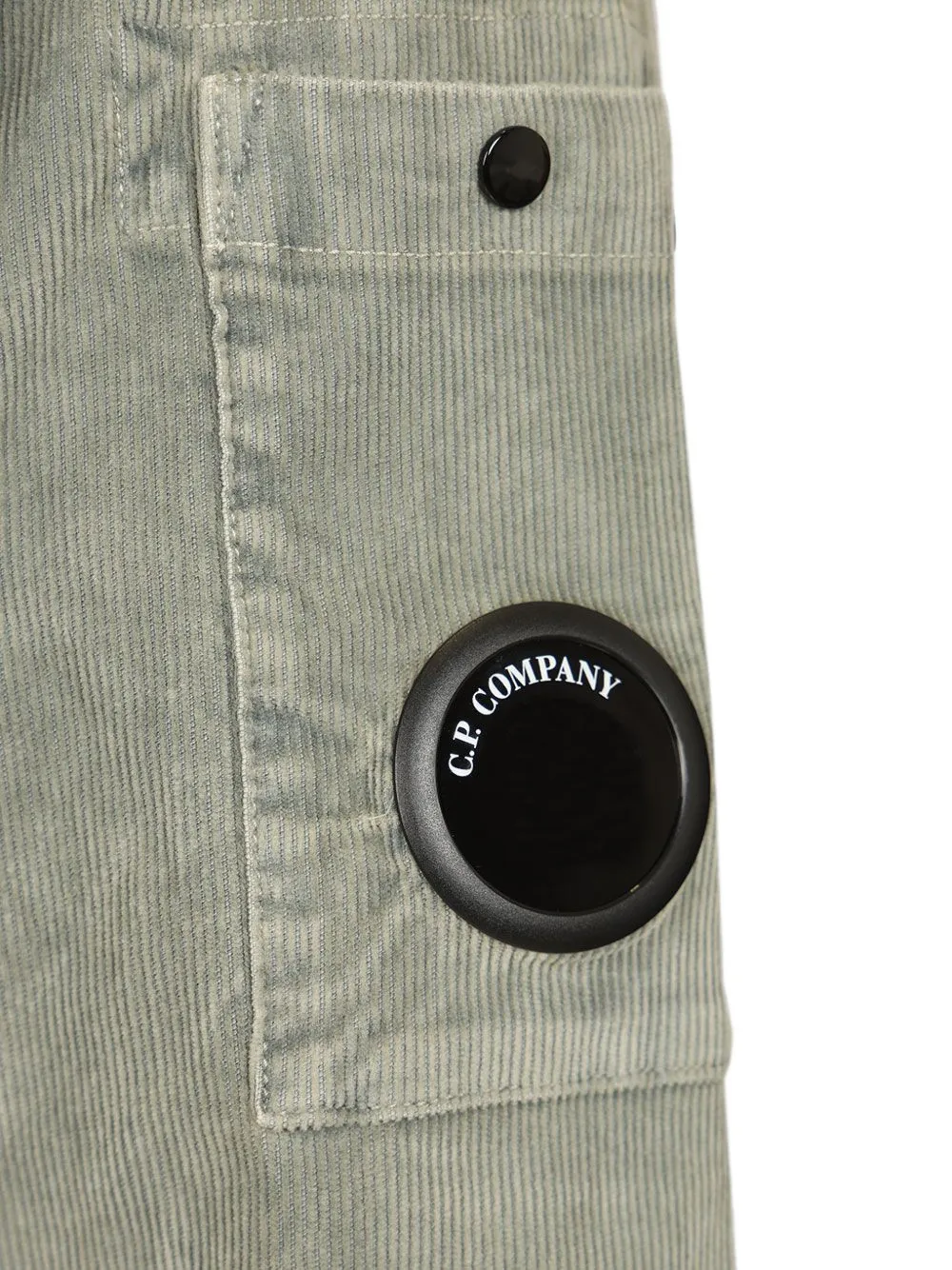 C.P. Company Ribfluweel overhemd Grijs