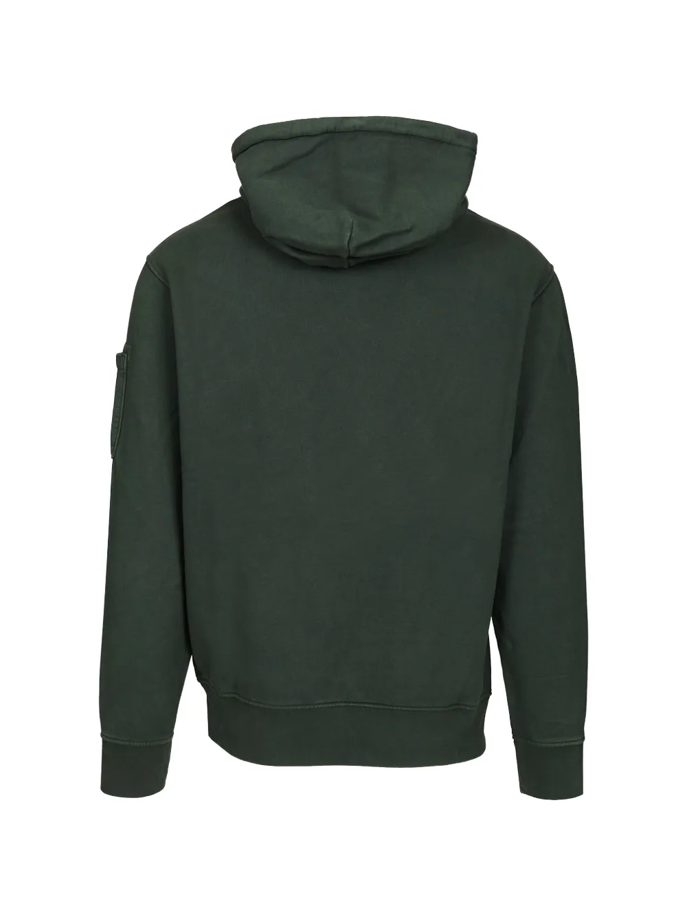 C.P. Company Fleece hoodie met Lens-detail Groen