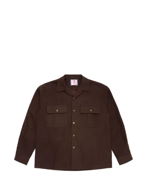 SON OF THE CHEESE camisa Soft con bolsillo con solapa y cuello cubano