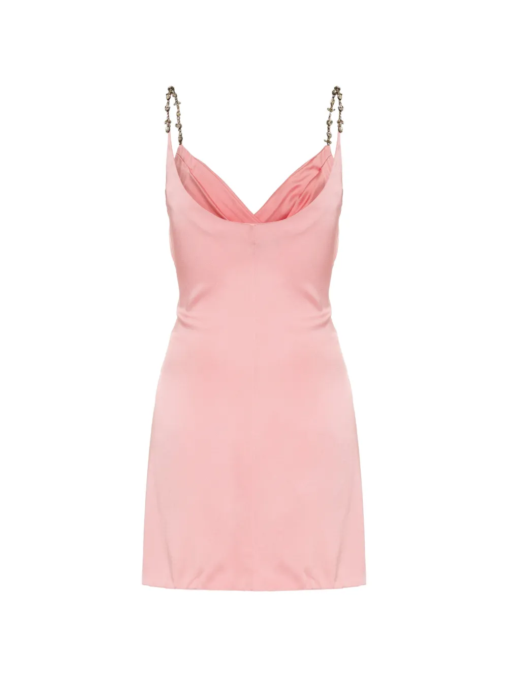 Valentino Garavani embellished-strap mini dress Roze