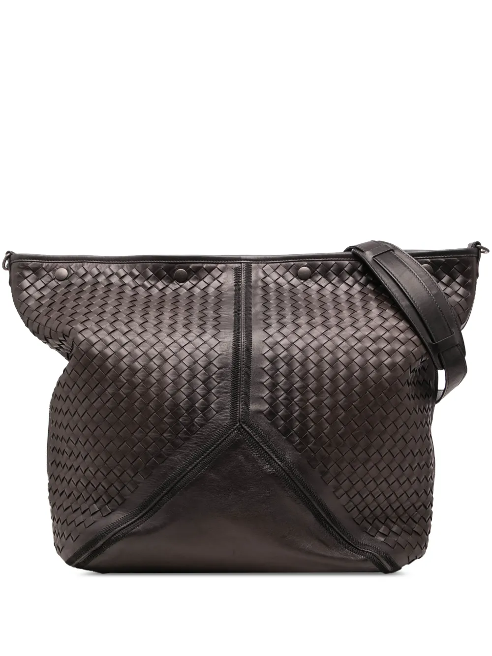 Bottega Veneta Pre-Owned 2011 Nappa Intrecciato travel bag - Brown