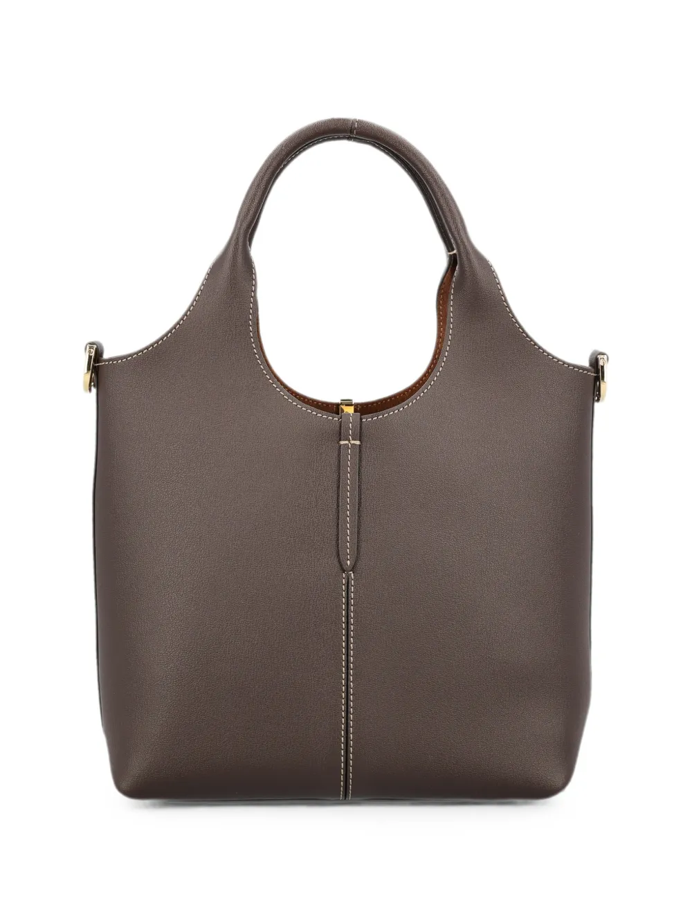 Tod's Shopper met logoplakkaat Bruin