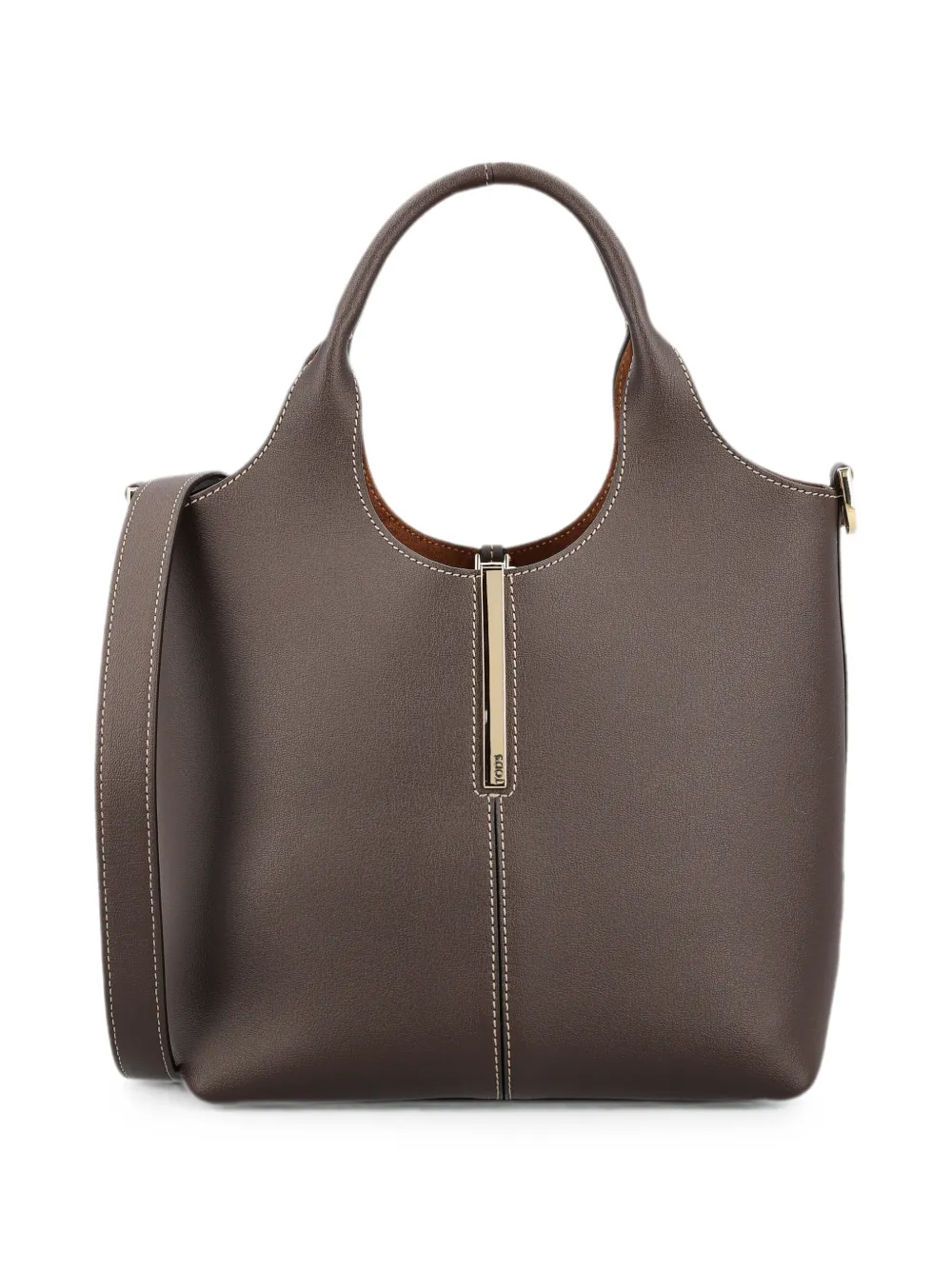 Tod's Shopper met logoplakkaat Bruin