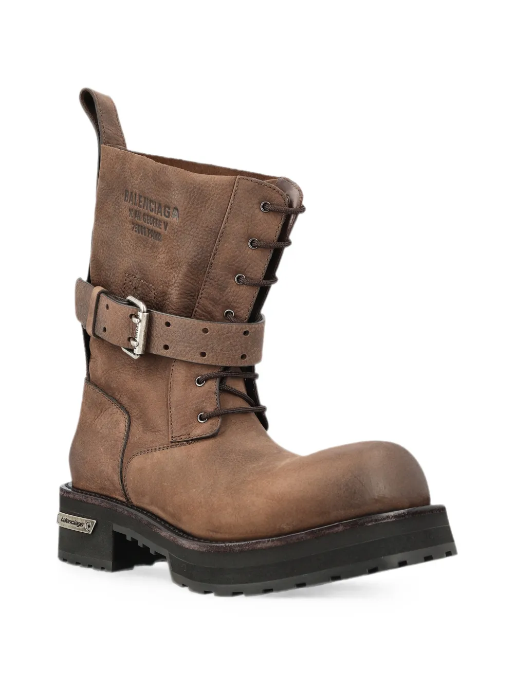Balenciaga Venom lace-up boots Bruin