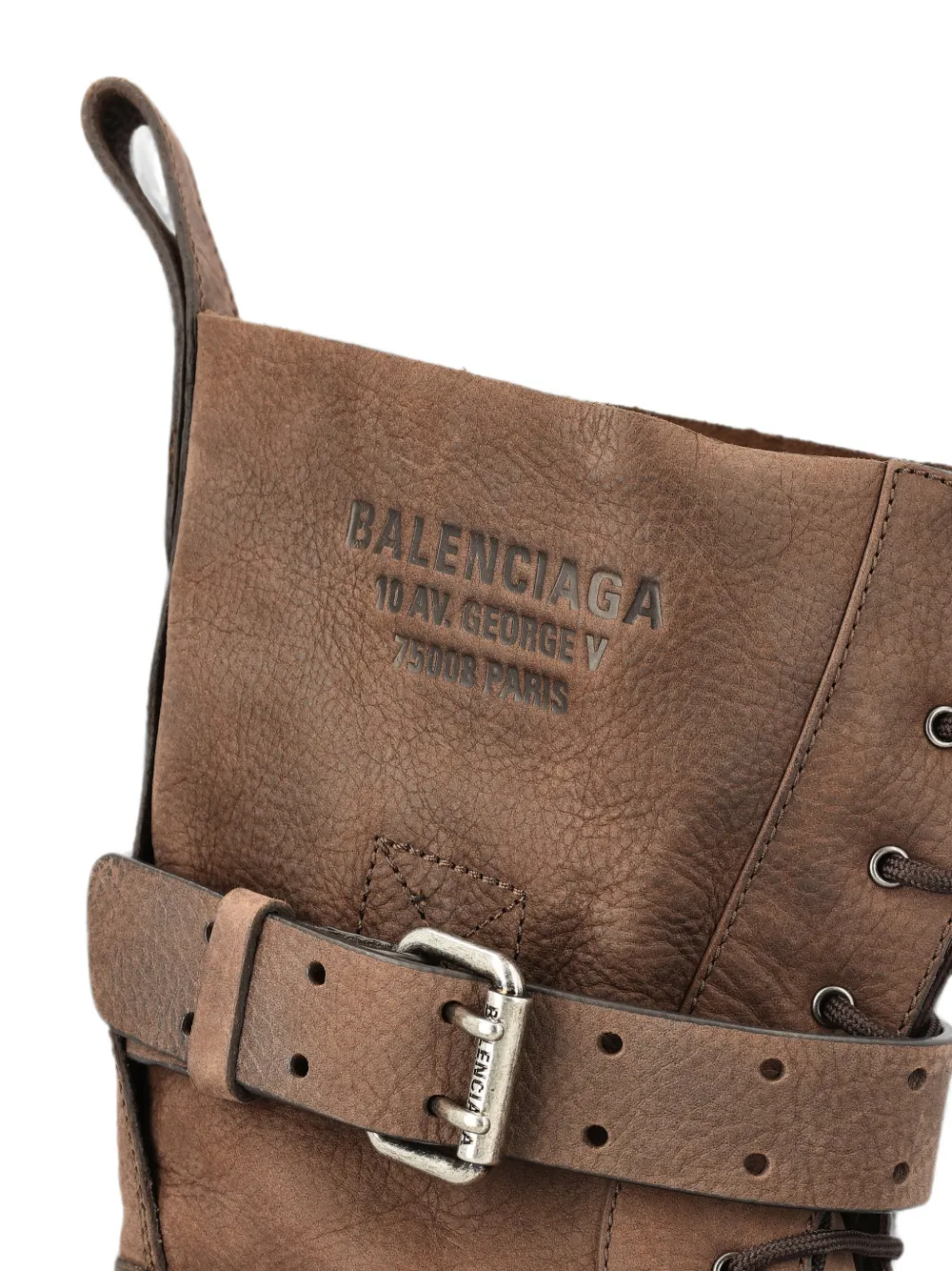Balenciaga Venom lace-up boots Bruin