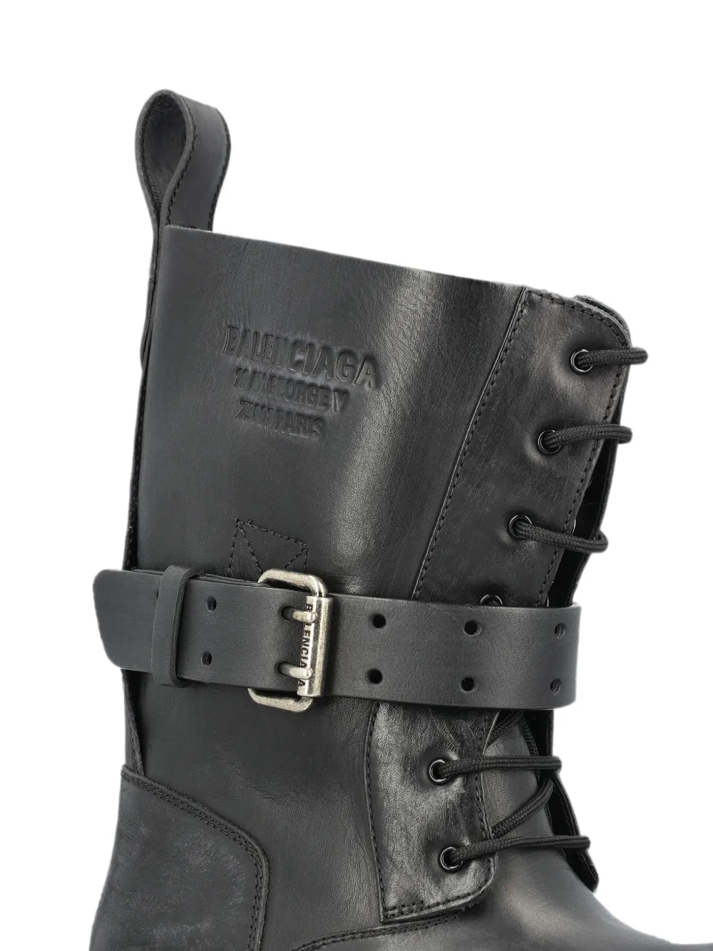 Balenciaga Venom lace-up boots Zwart