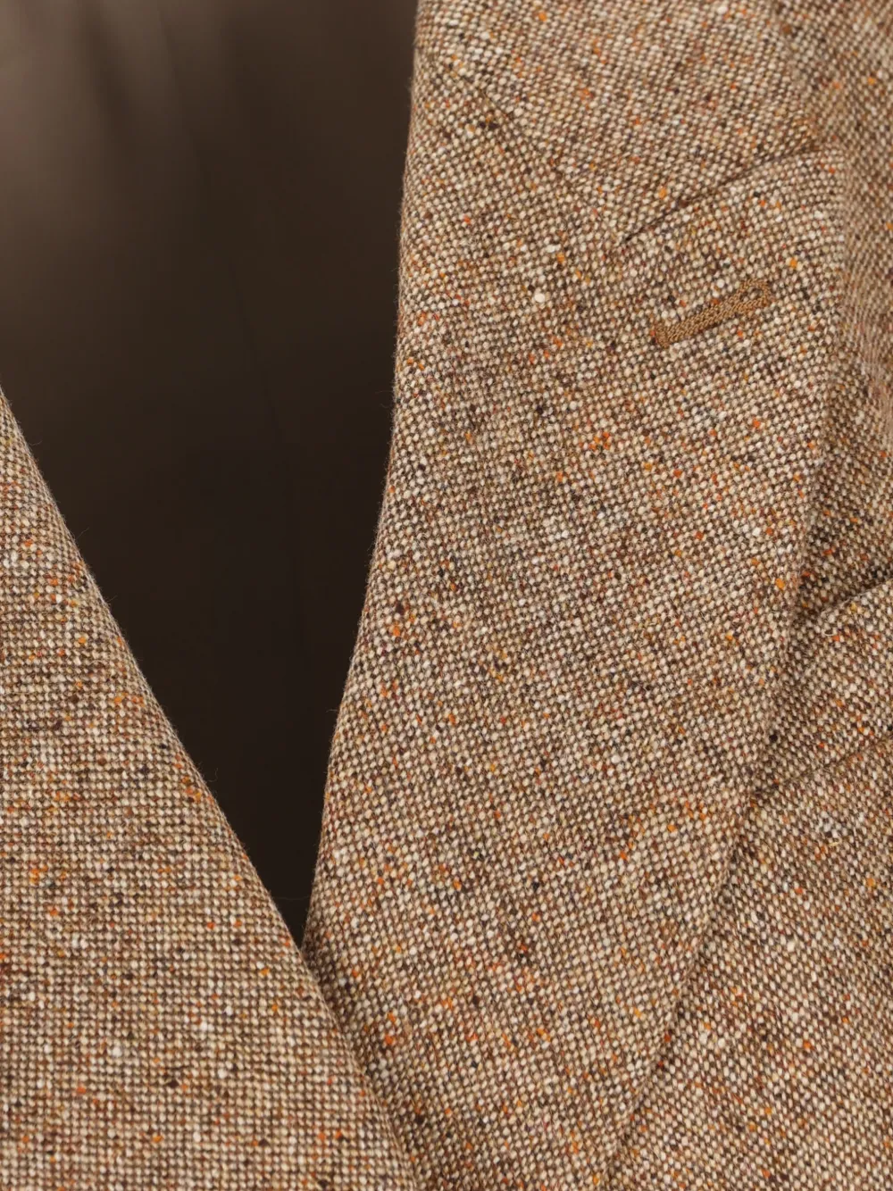 Brunello Cucinelli Gilet met dubbele rij knopen Bruin