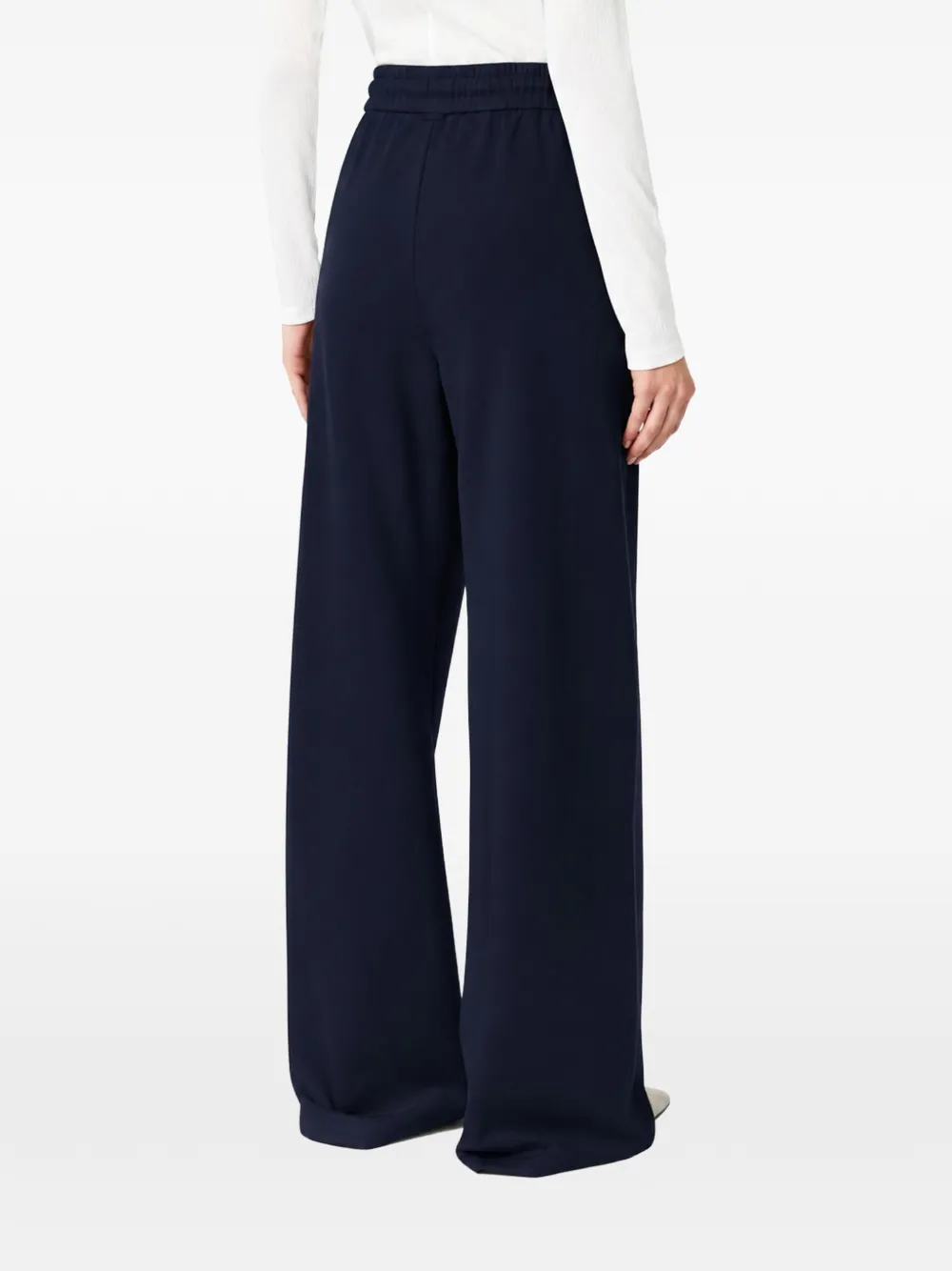 Max Mara Mxmdancing plooibroek met trekkoord Blauw