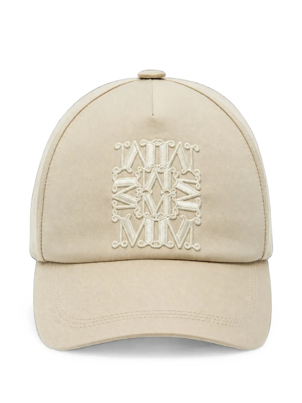 Max Mara logo-embroidered baseball cap - Toni neutri