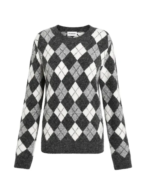 P.A.R.O.S.H. pull à losanges en intarsia