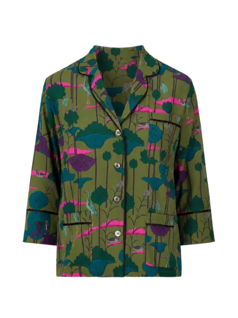 Laura Urbinati graphic-print pyjama shirt