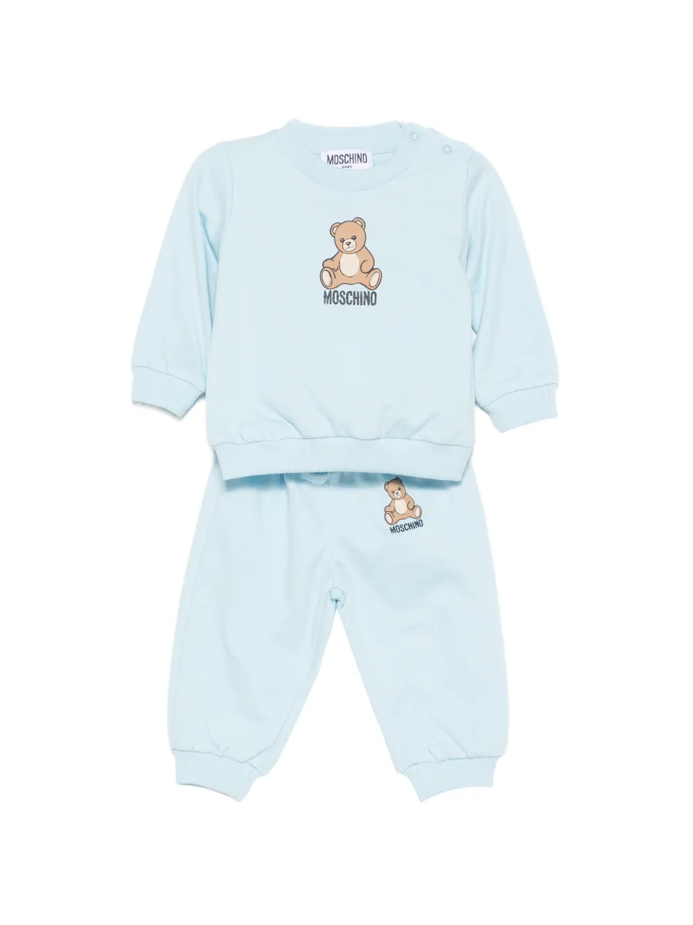 Moschino Kids Tuta sportiva Teddy Bear - Blu