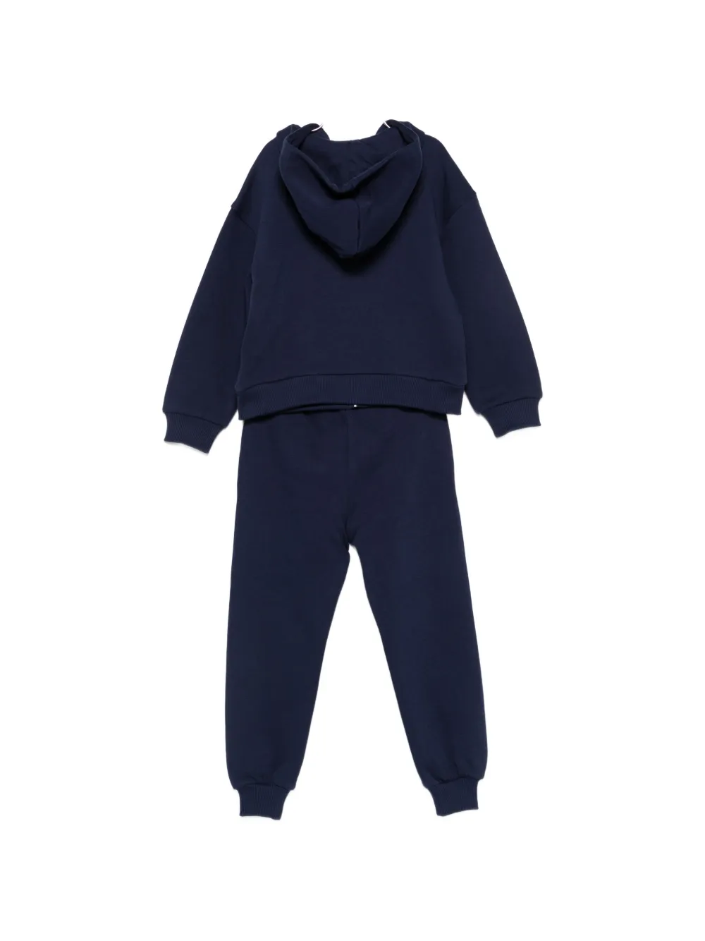 Moschino Kids Trainingspak met logoprint Blauw