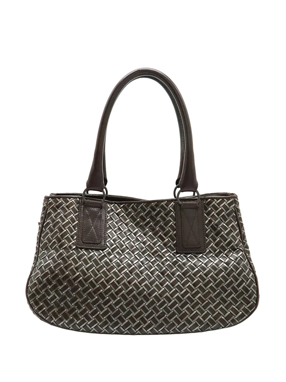 Bottega Veneta Pre-Owned 2000-2007 Metallic Nappa Intrecciato handbag - Braun