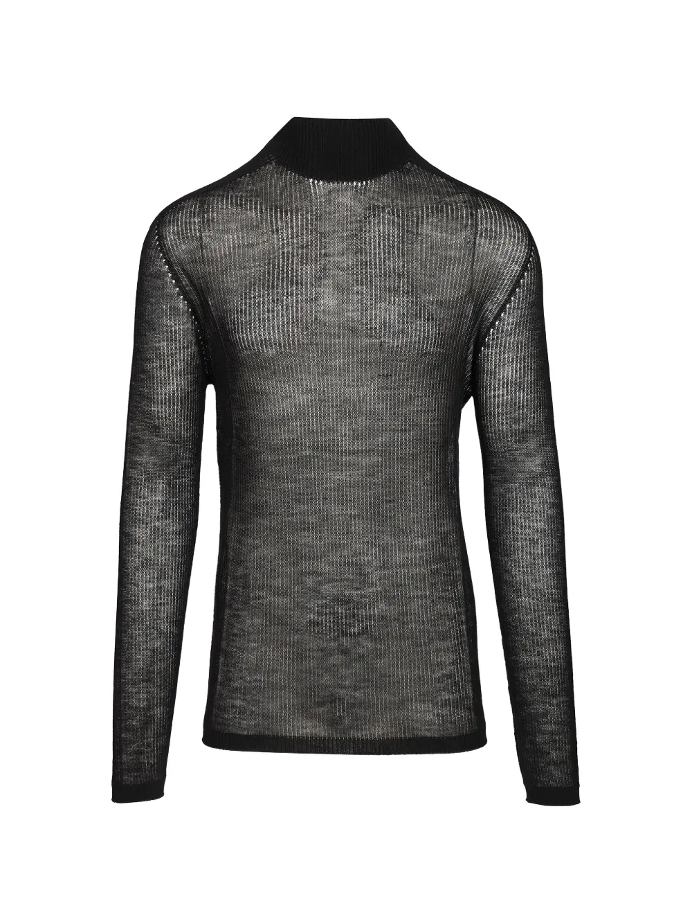Rick Owens ribbed-knit cashmere sweater - Nero