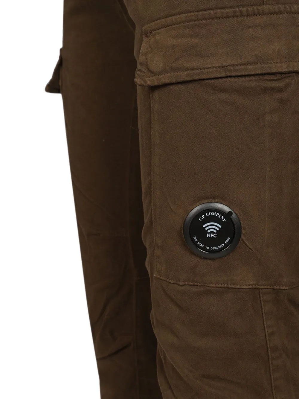 C.P. Company Cargo broek met Lens-detail Groen