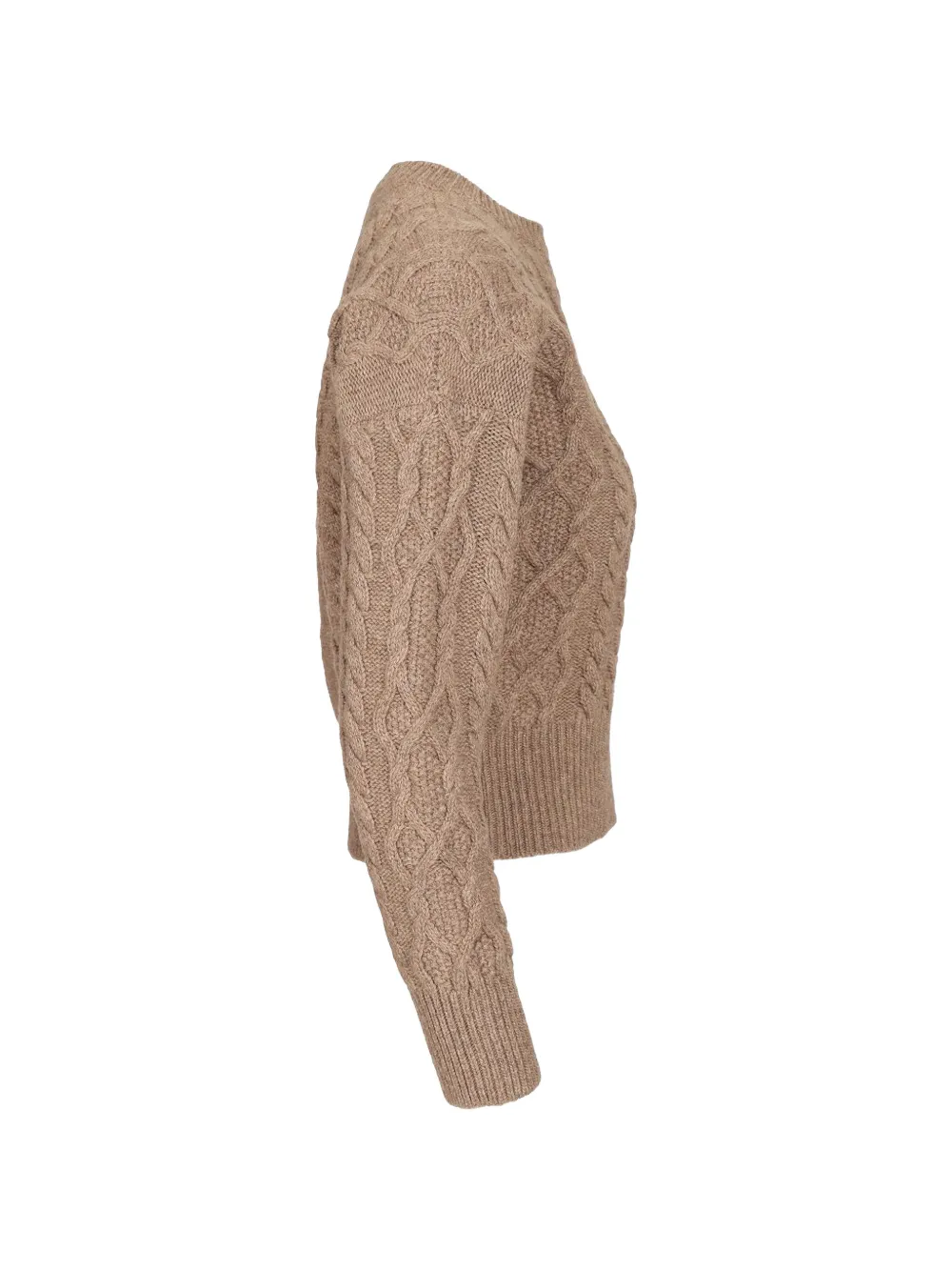 Weekend Max Mara Kabelgebreide trui Beige