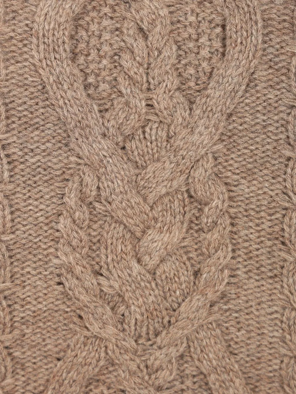 Weekend Max Mara Kabelgebreide trui Beige