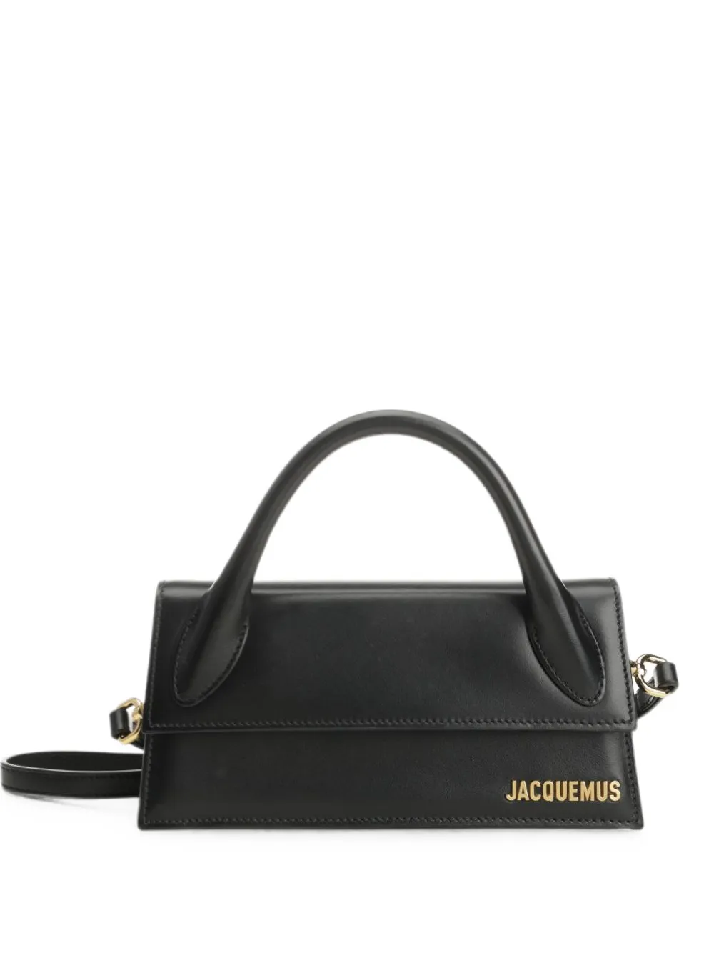 Jacquemus Le Chiquito Long leather tote bag - Black