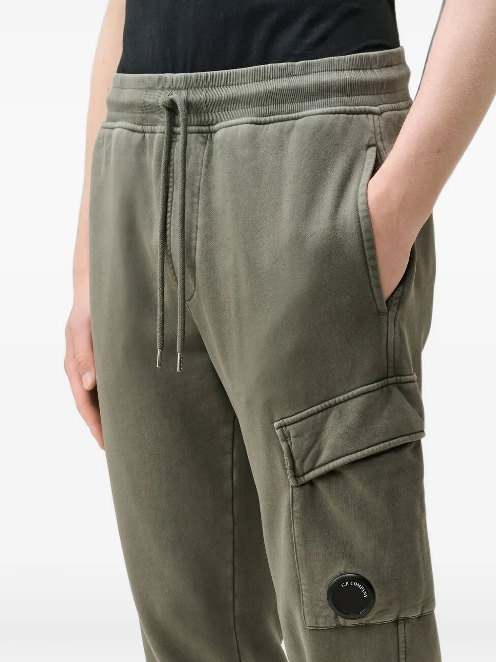 C.P. Company Trainingsbroek met lens-detail Grijs