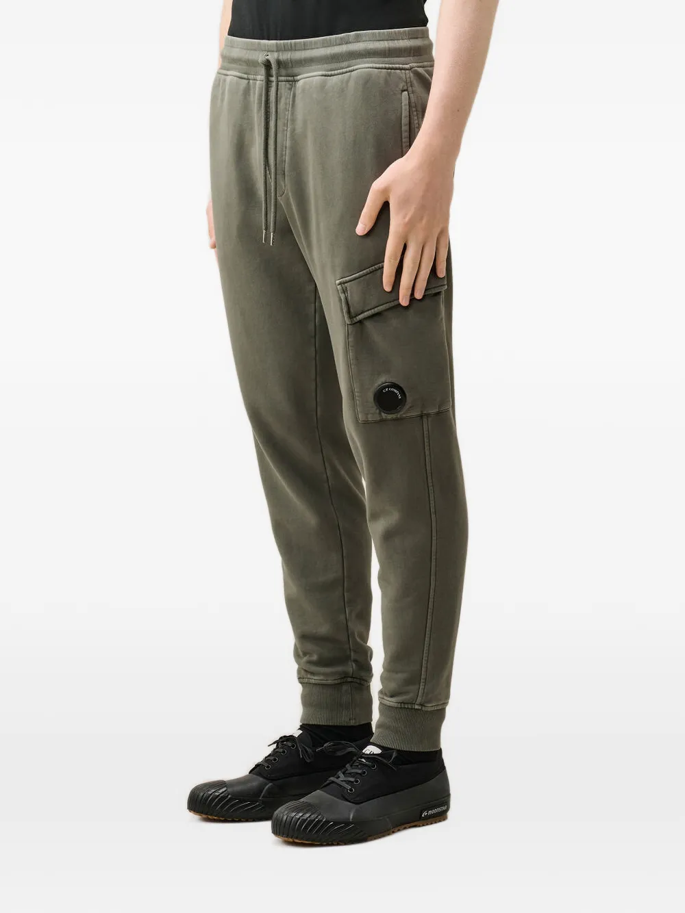 C.P. Company Trainingsbroek met lens-detail Grijs