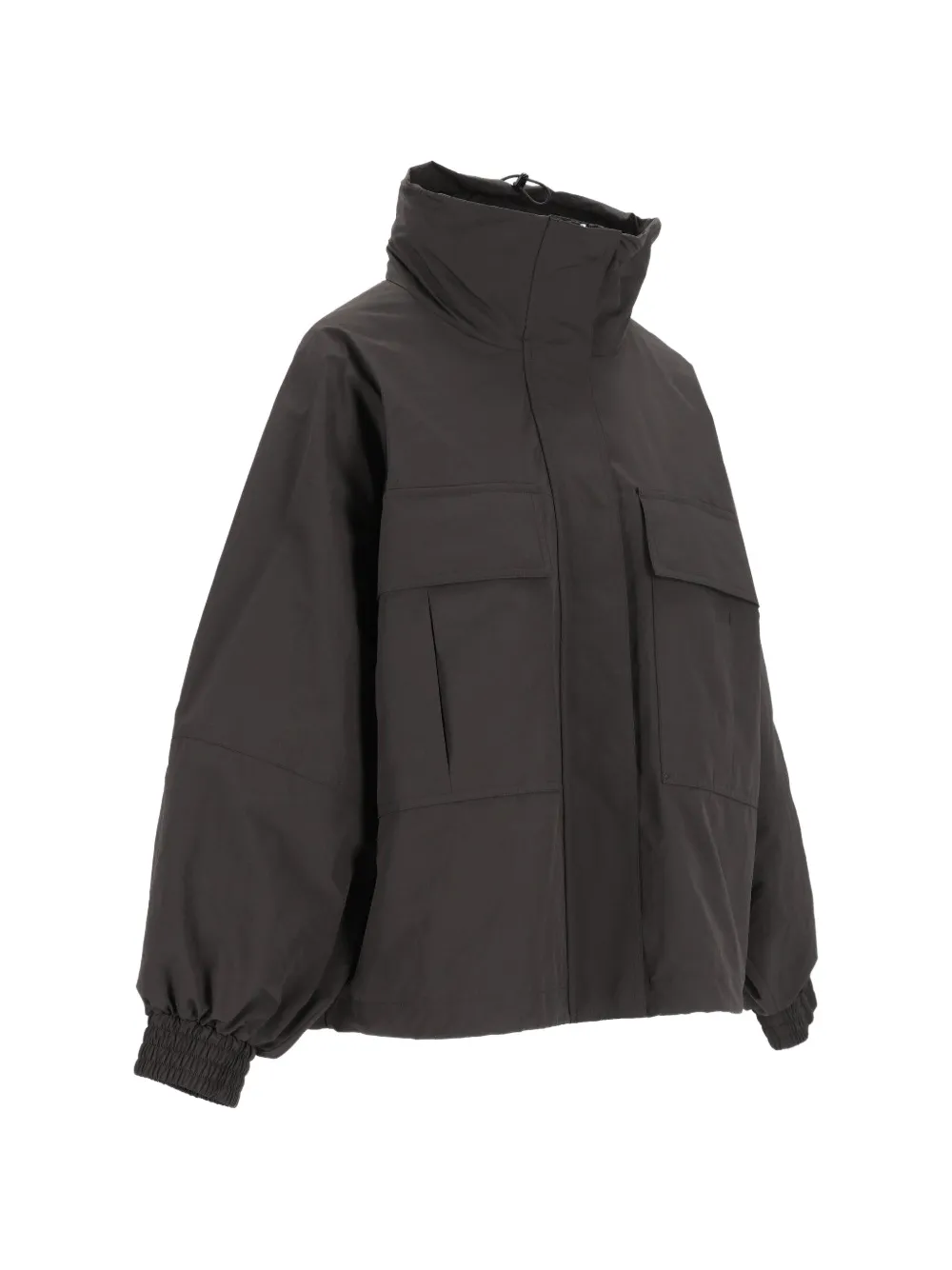 Weekend Max Mara Jack met trekkoord en hoge hals Zwart