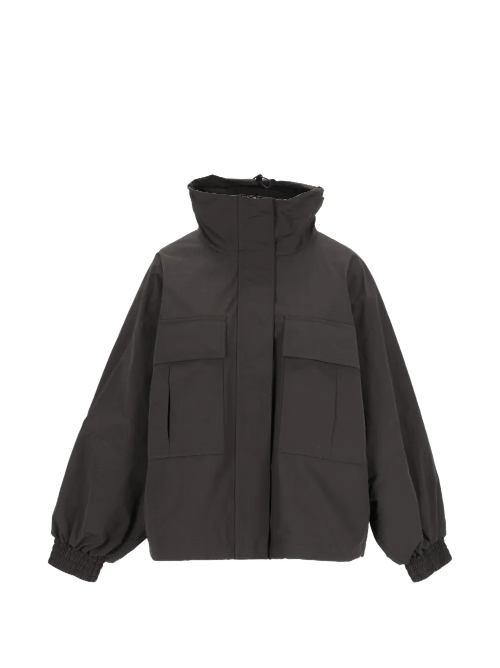 Weekend Max Mara drawstring high-neck jacket - Nero