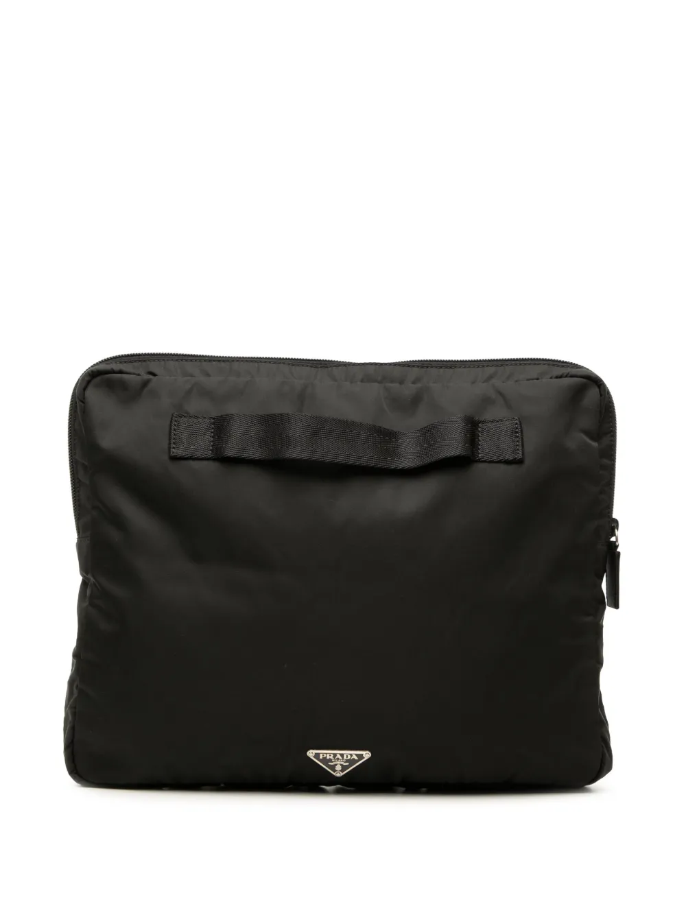Prada Pre-Owned 2013-2026 Tessuto Laptop Case clutch bag - Schwarz