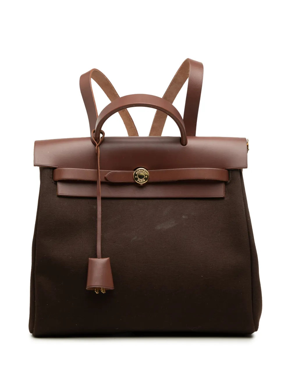 Hermès Pre-Owned 2003 Toile Herbag PM backpack - Marrone