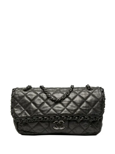 CHANEL Pre-Owned 2010-2011 Medium Quilted Metallic Aged Calfskin Chain Me Flap shoulder bag