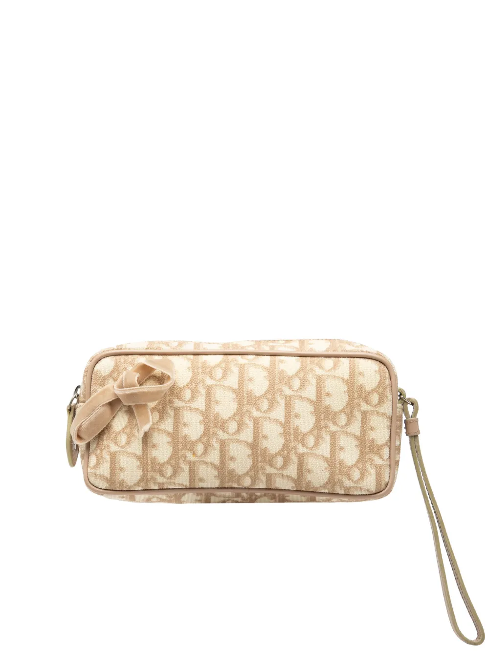 Christian Dior Pre-Owned 2005 Diorissimo Trotter Coated Canvas Romantique pouch - Nude