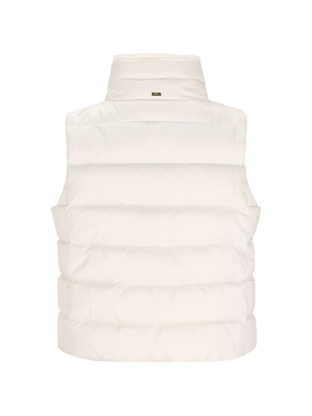 Herno Gewatteerde bodywarmer van imitatiebont Beige