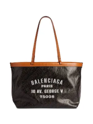 Balenciaga BB モノグラム ハンドバッグ | ブラウン | FARFETCH JP