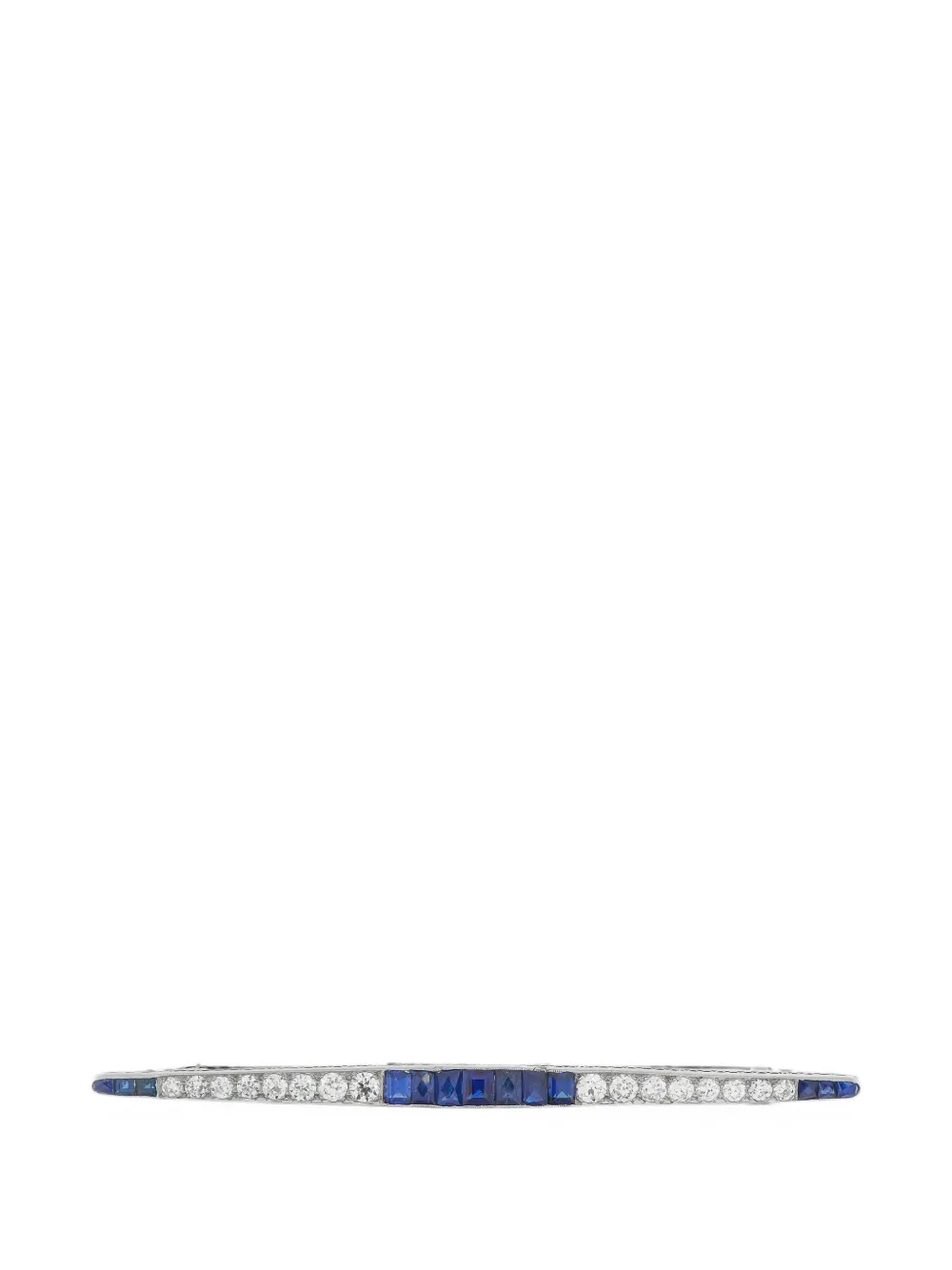LB Exclusive diamond and sapphire brooch - Silber