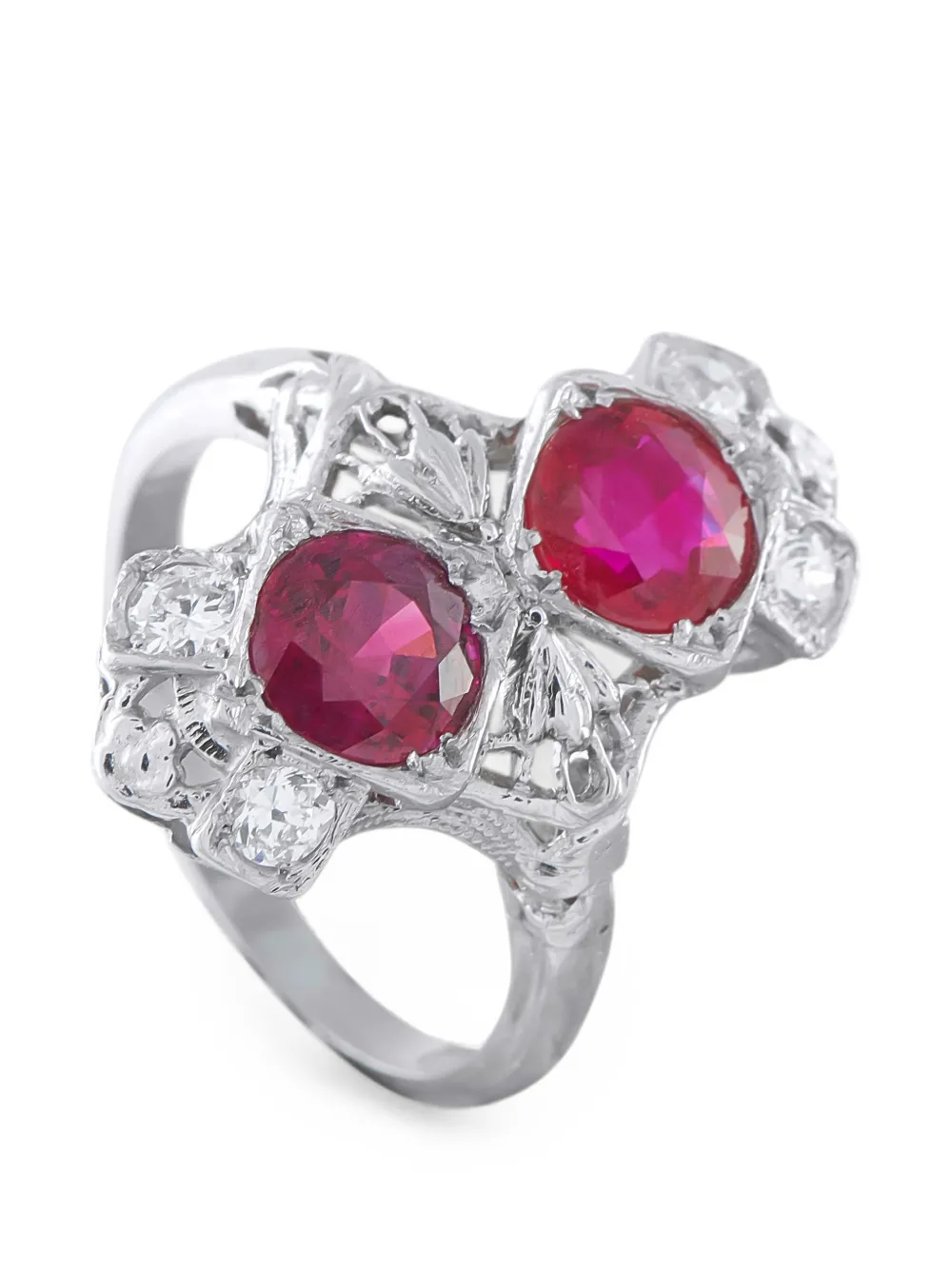 LB Exclusive ruby and diamond ring - Argento