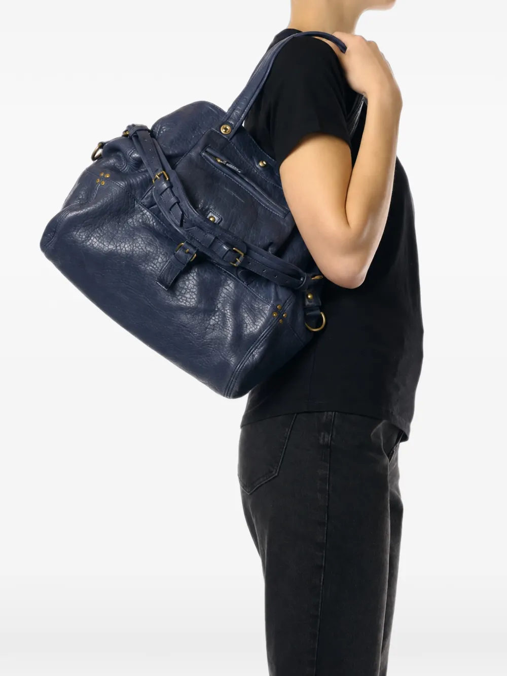 Jérôme Dreyfuss Billy medium shopper Blauw