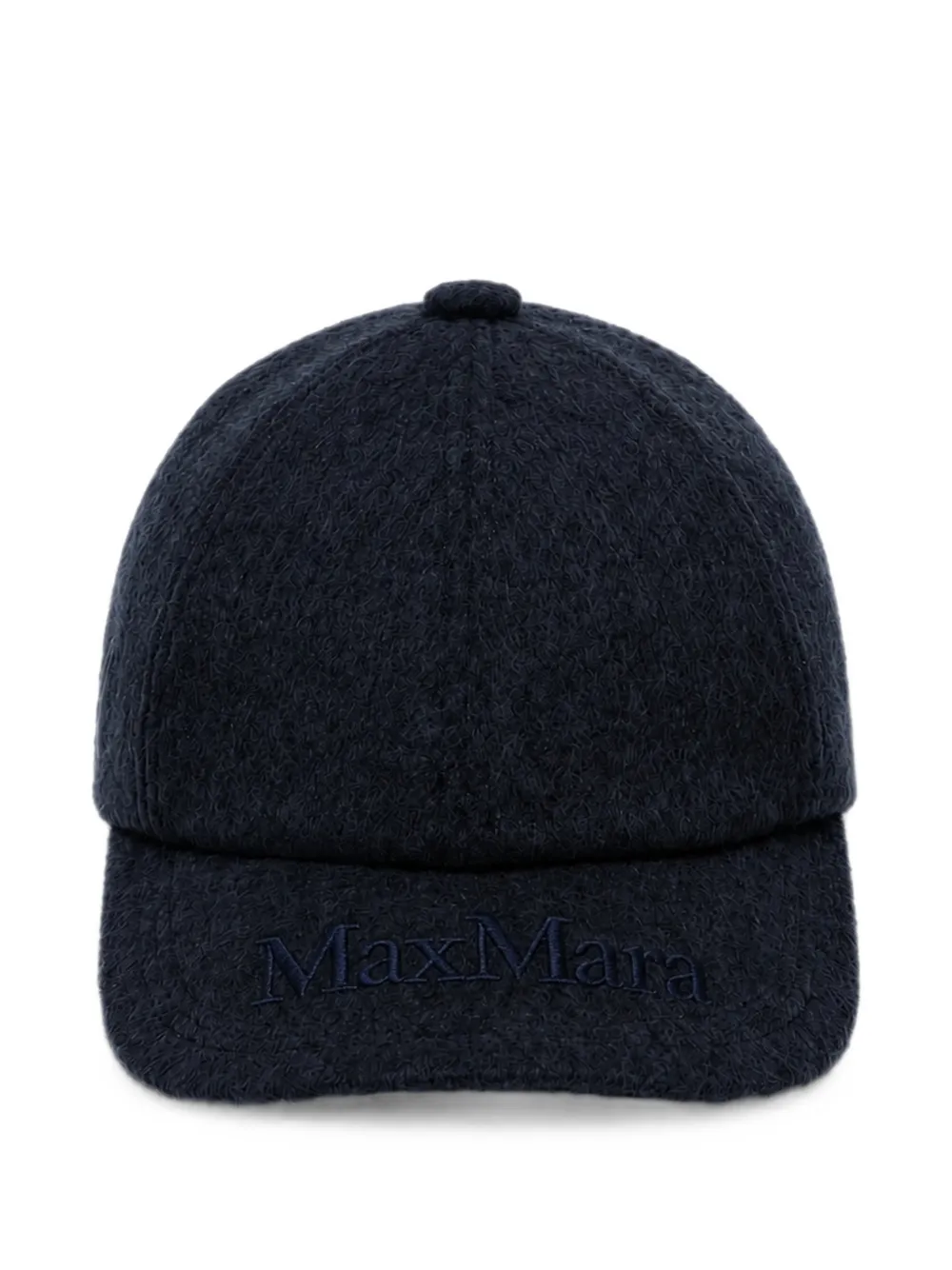 Max Mara logo-embroidered baseball cap - Blu