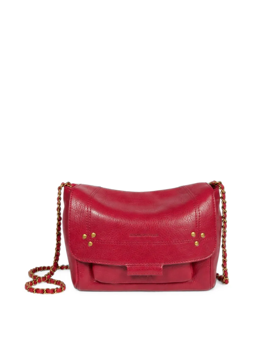 Jérôme Dreyfuss Lulu S leren schoudertas Rood