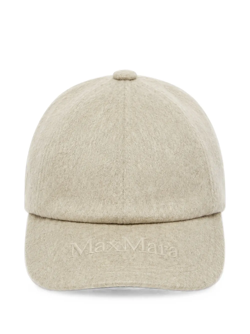Max Mara logo-embroidered baseball cap - Toni neutri