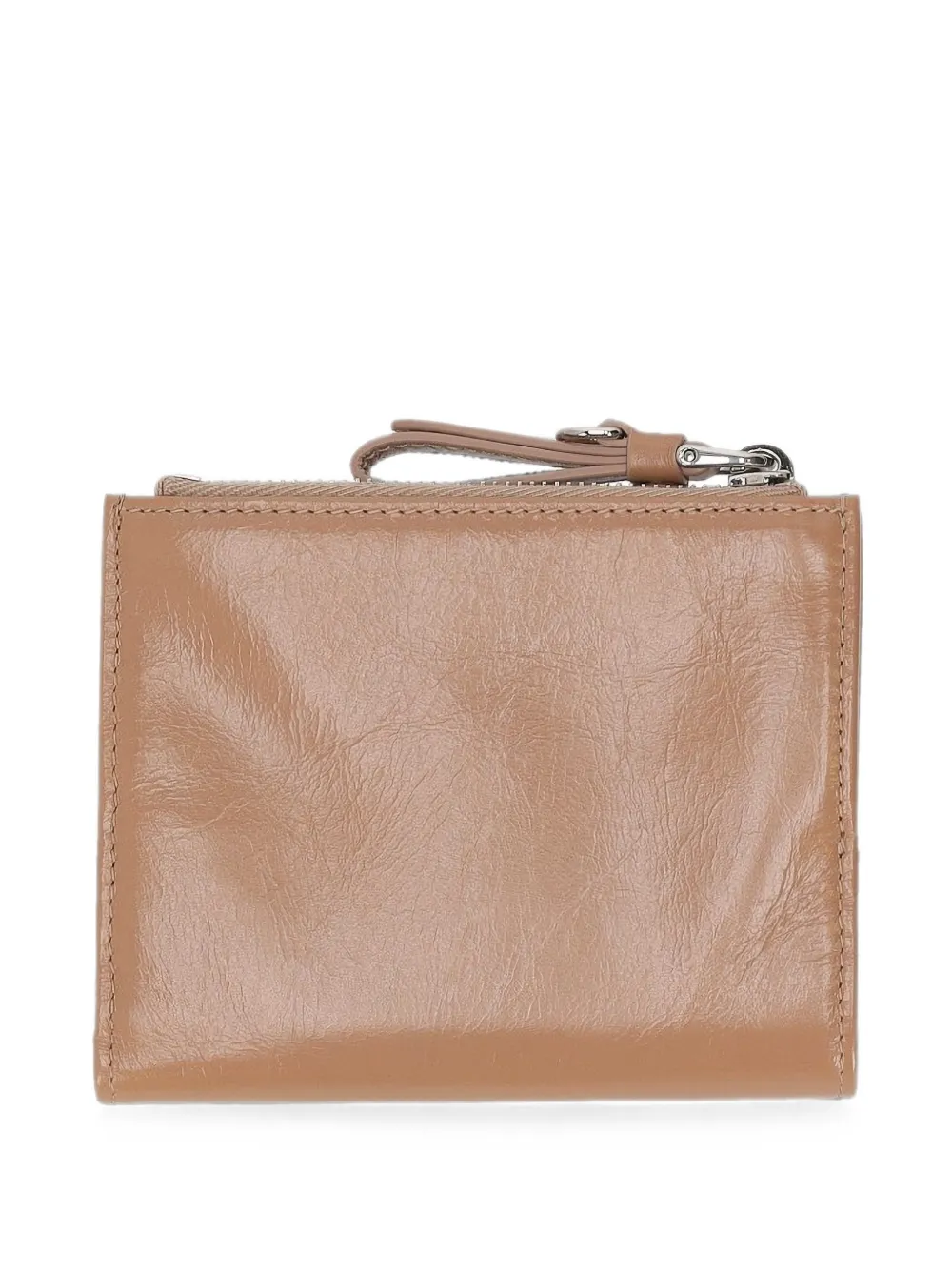 Miu Leren portemonnee Beige