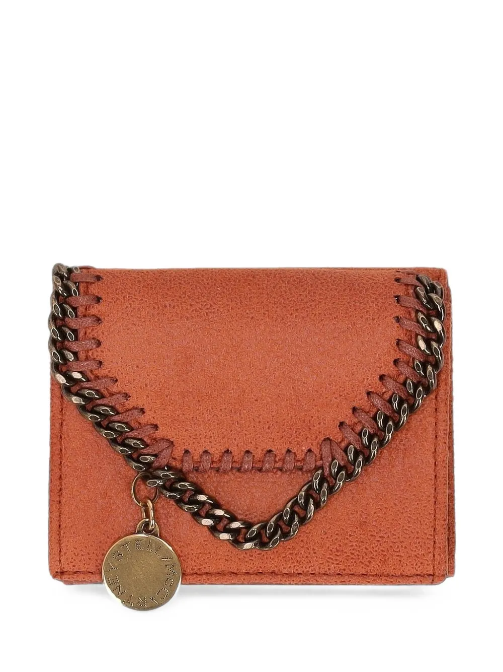 Stella McCartney Falabella trifold wallet eco s - Marrone